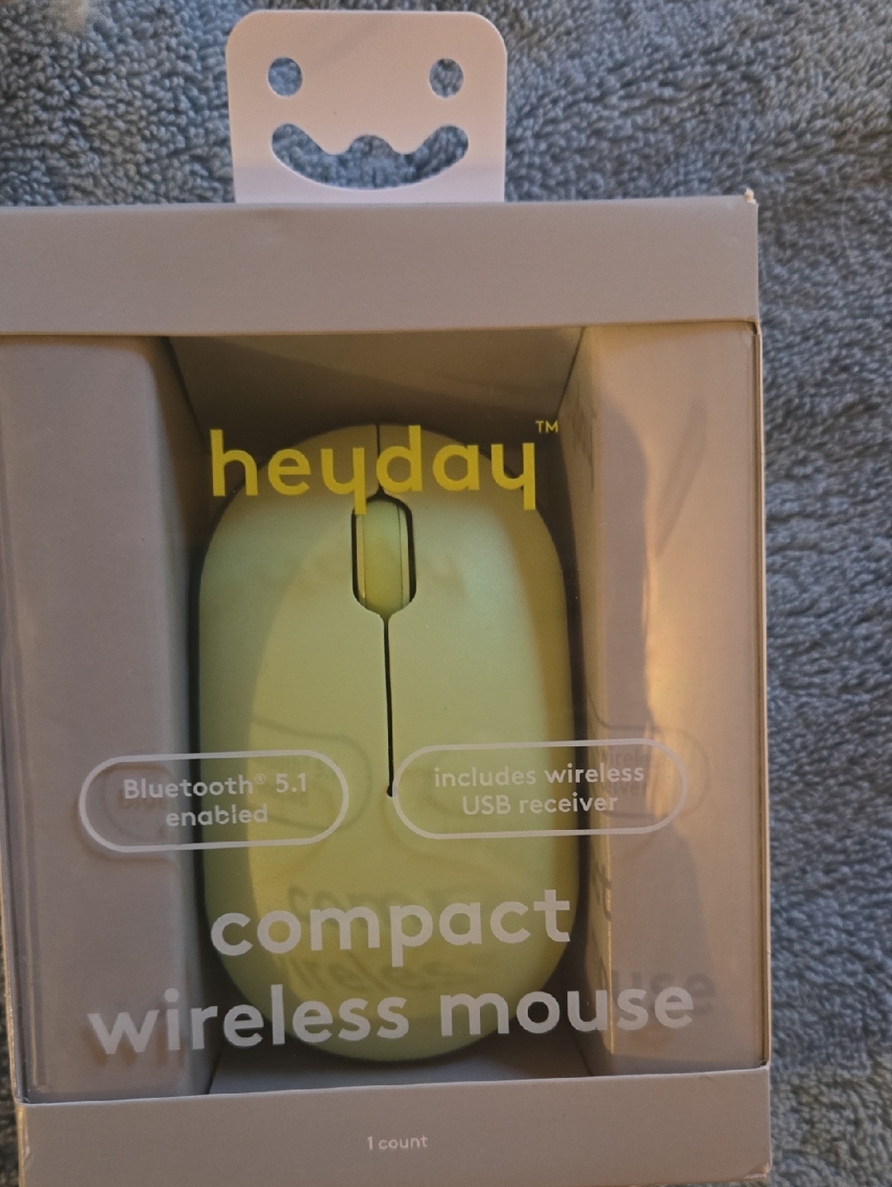 heyday Compact Wireless Mouse - Lime Green